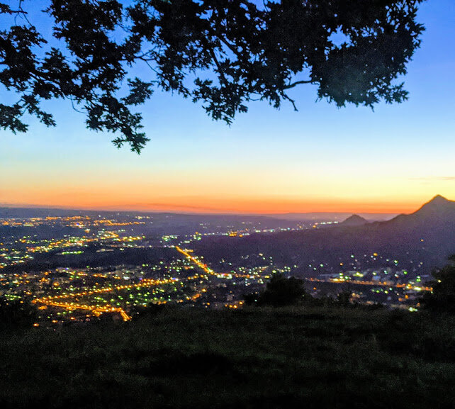 Вид на город с горы Машук.