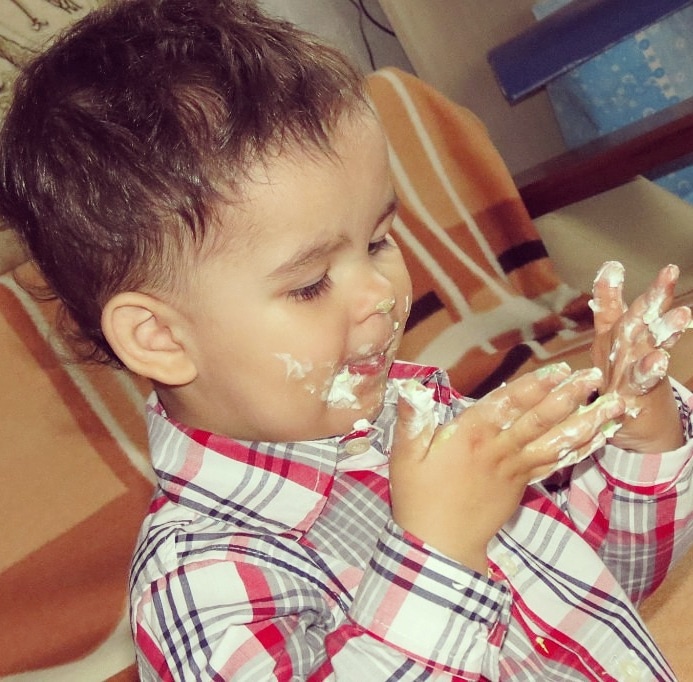 Сын чист и сыт 😂