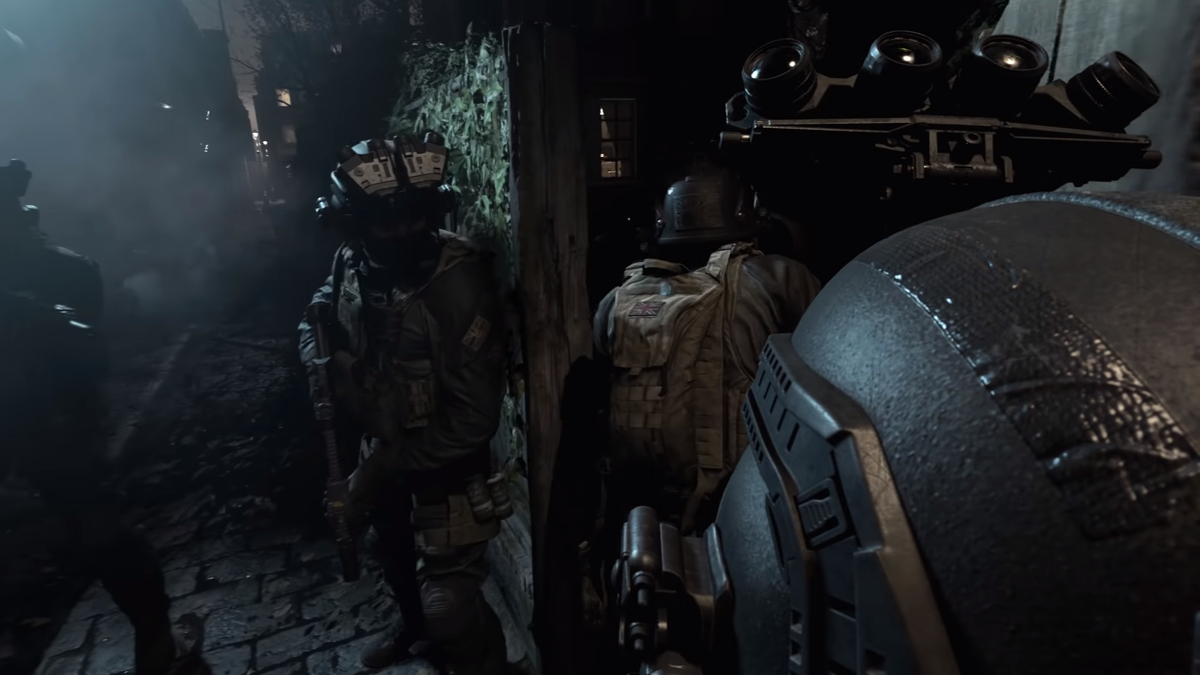 CoD кадр из ремейка.