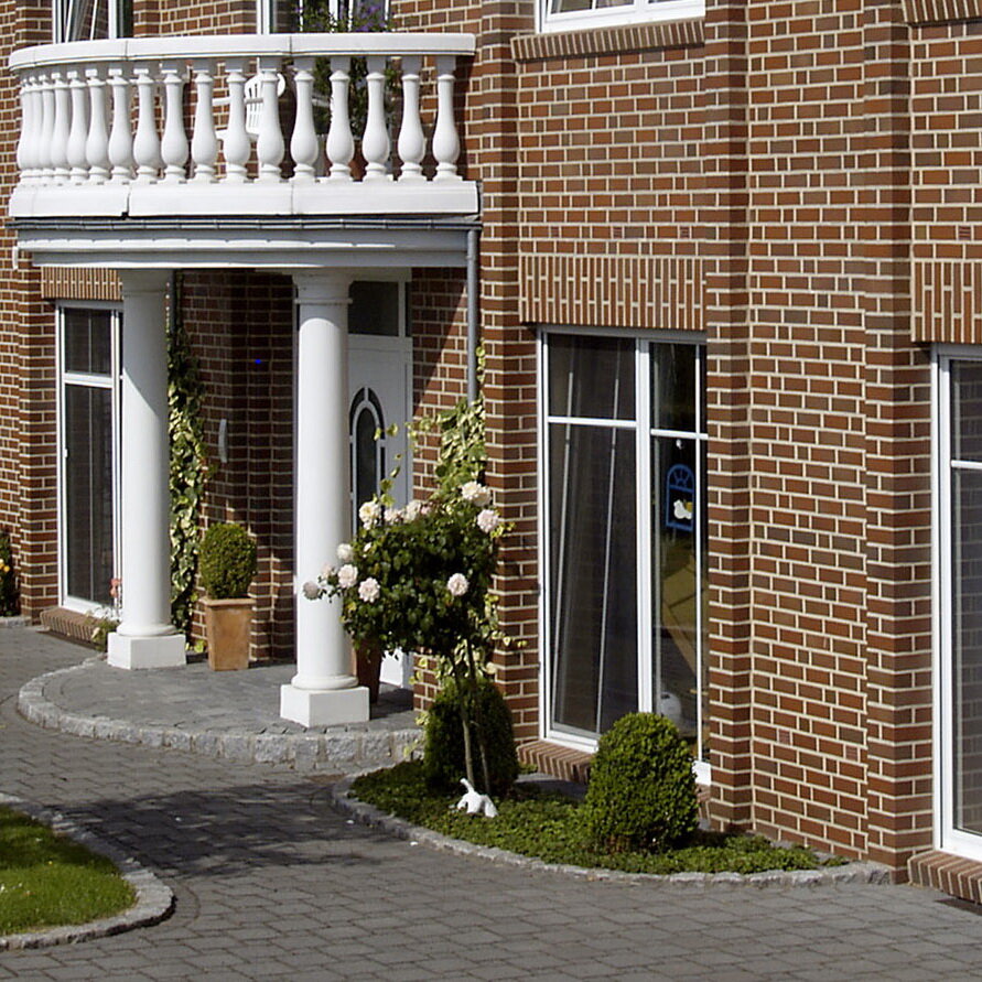 Фасад из клинкерной плитки