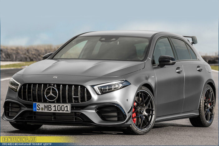 Передний бампер с элеронами, передние крылья, решетка радиатора, пороги