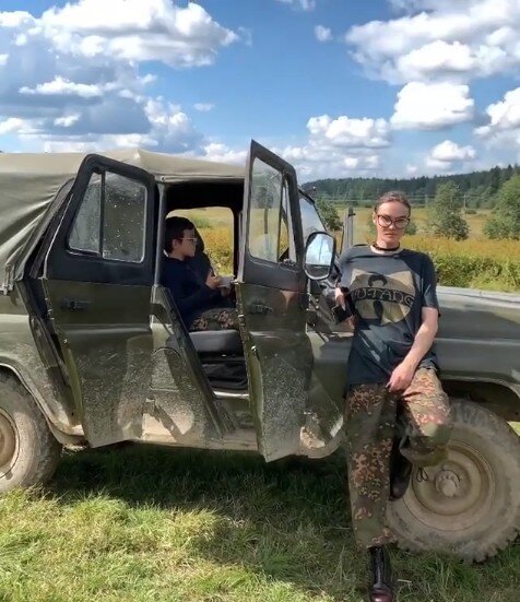 Скриншот со страницы Алены Водонаевой в Инстаграм