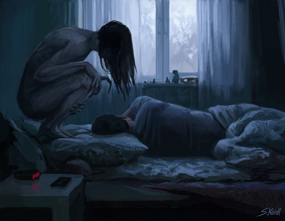 Картина художника Стефана Коидла "Ночной кошмар" (изображение с сервиса Яндекс.Картинки)