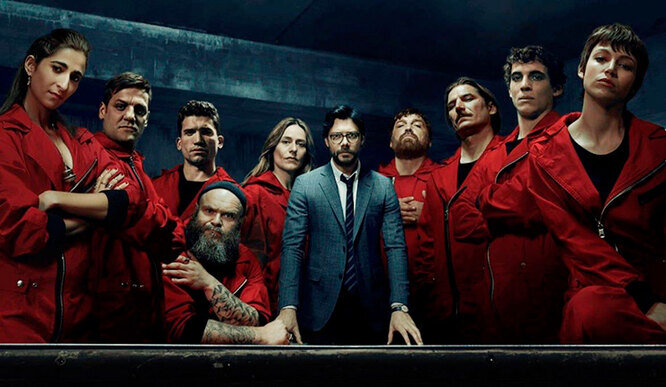 Кадр из сериала "Бумажный дом"