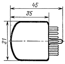 Изображение лампы из советского datasheet