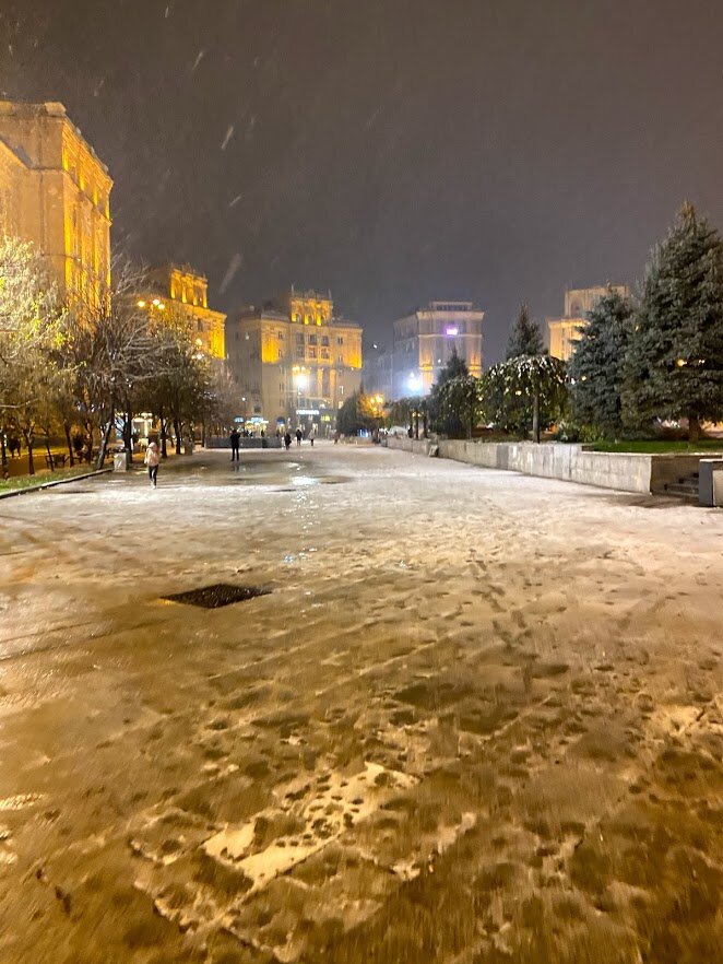 Майдан в снегу