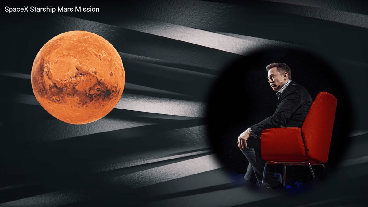 Илон Маск решил построить на Марсе город с населением 1 млн человек.