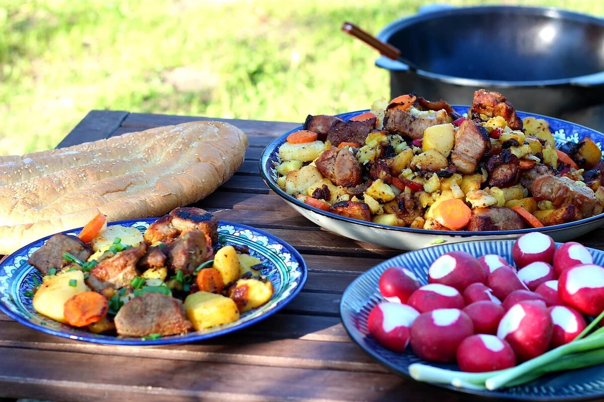 Мясо по деревенски в казане | Авторская кухня | Дзен