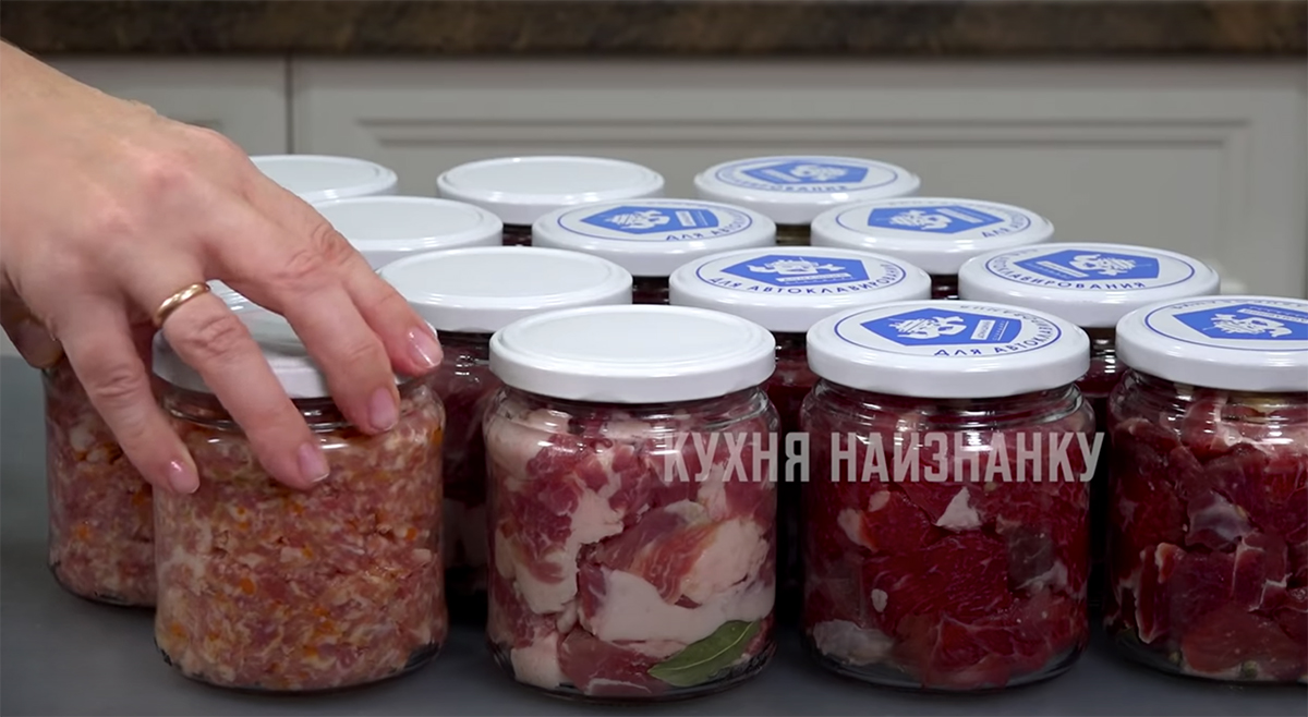 Кухня наизнанку цветная на зиму. Тушенка из фарша по ту т глсьу. кухня наизнанку новые видео за 21 .01.2025.