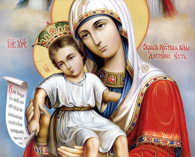 Икона Божией Матери «Достойно Есть»