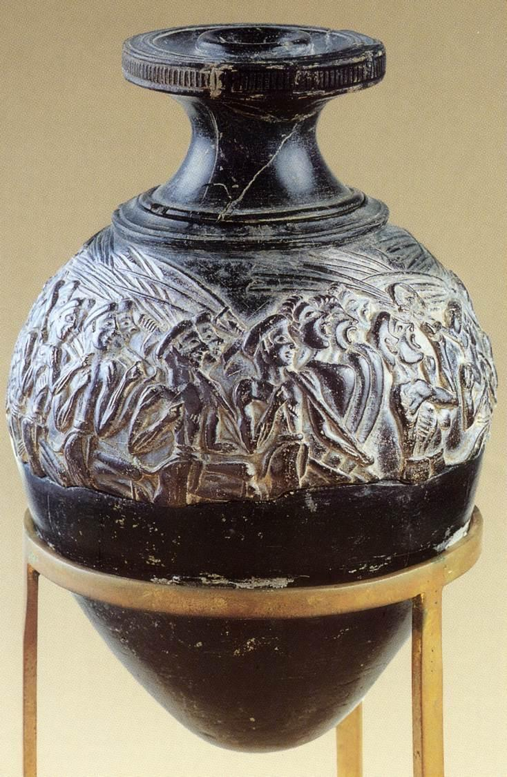 Стеатитовый сосуд из Агиа Триаде. Ок. 1550-1500 гг. до н.э.