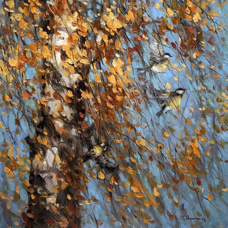 Без названия. 2014 г. Холст, масло. 50 x 50 см