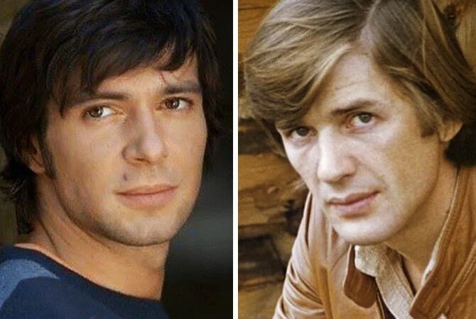 Павел Баршак в фильме "Алхимик", 2014 год. Справа Александр Абдулов