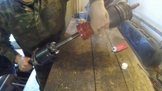 Замена наружного шруса в санкт-петербурге в сто motul garage