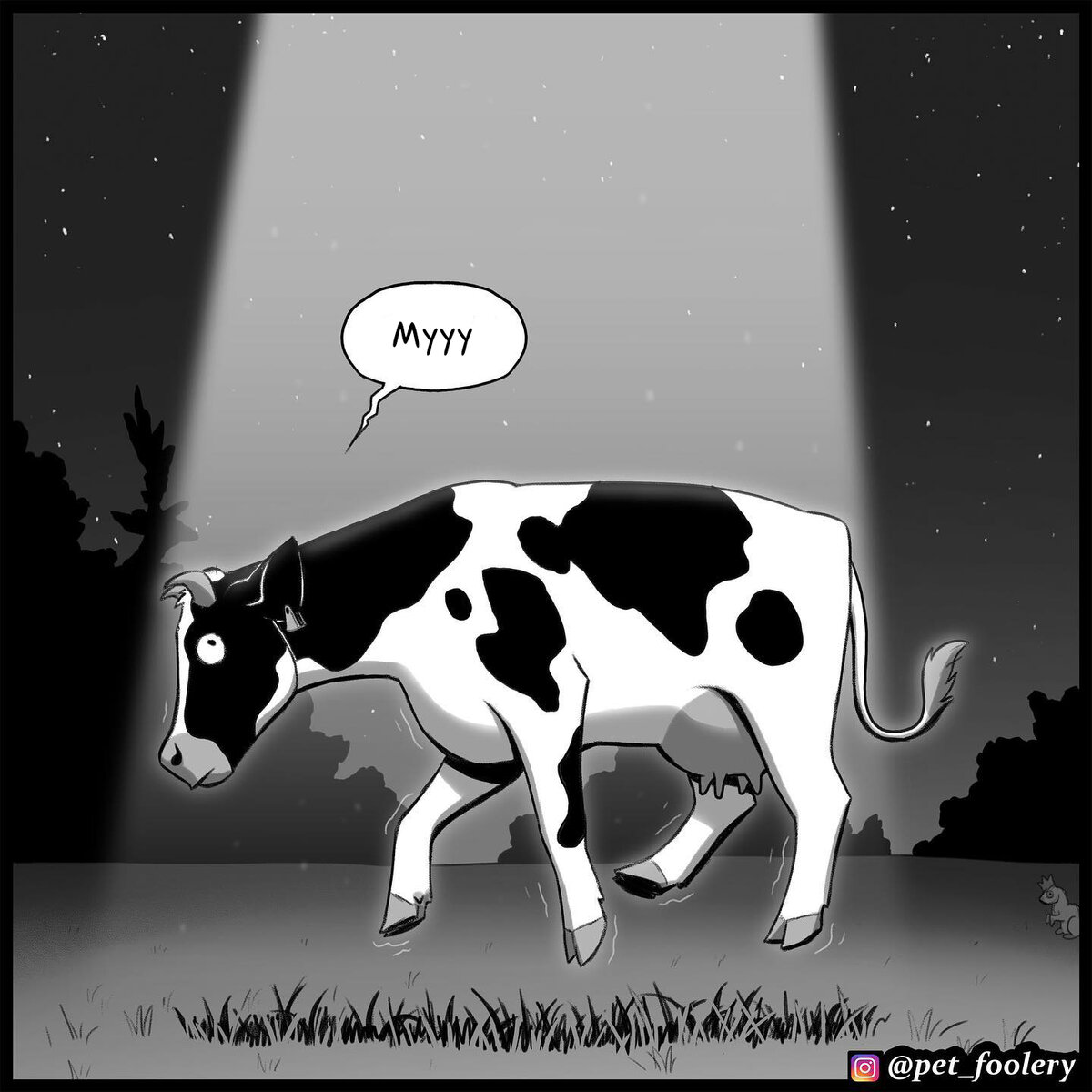 Корова комикс