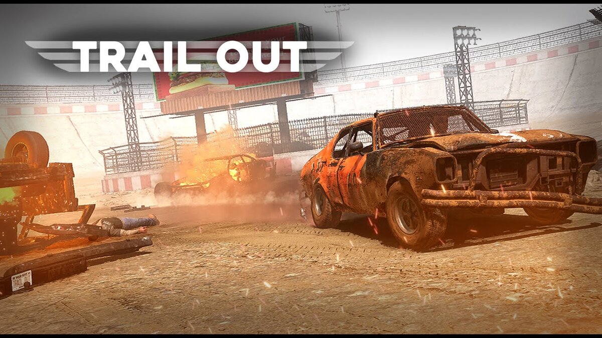 сравнение игр FlatOut и TRAIL OUT | макс dzen | Дзен