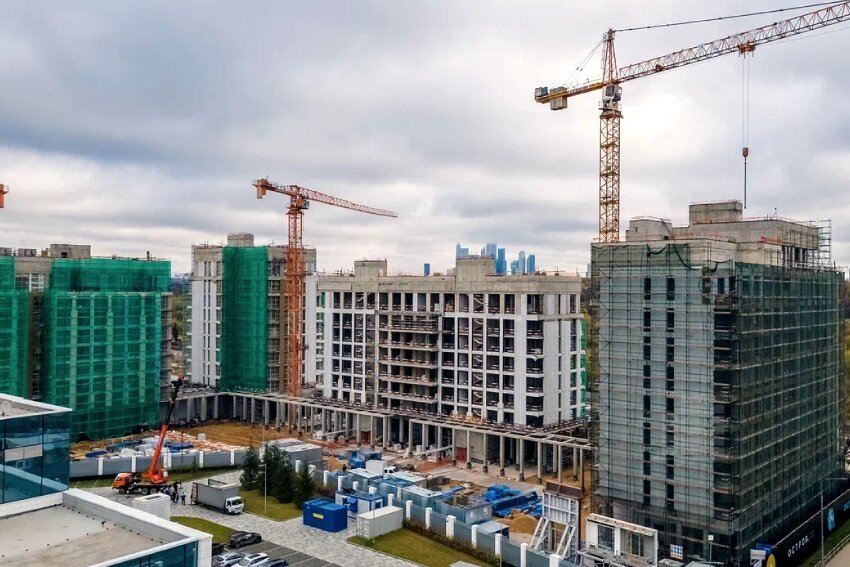 ЖК «Остров» – аэросъемка Новострой-М