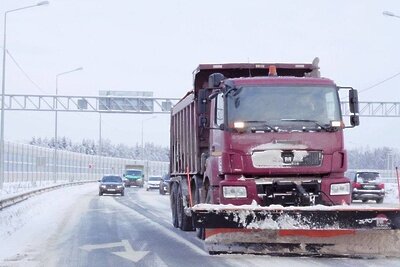    Коммунальная техника в снегопад в Подмосковье 05,01,2022 © Пресс-служба Губернатора и Правительства Московской области