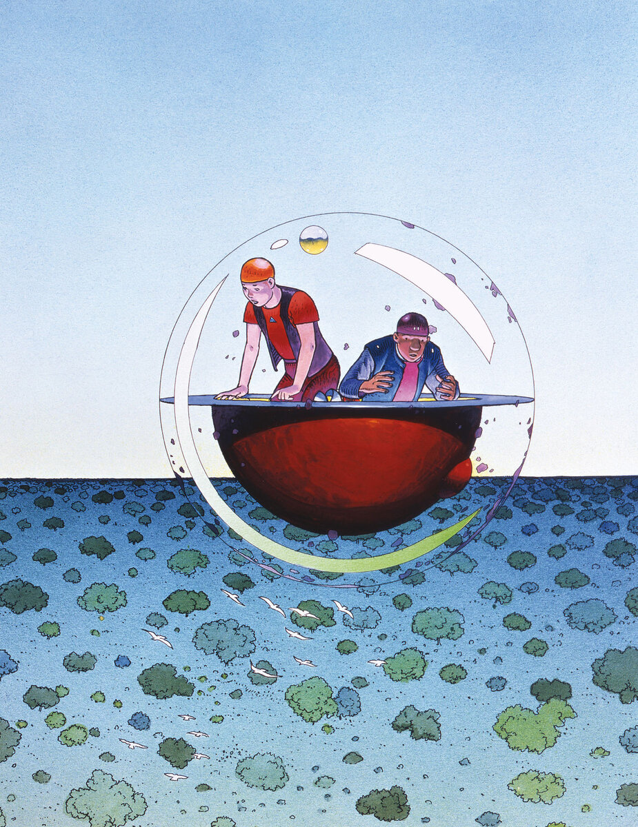 Страница альбома "Moebius Library: The World of Edena"
