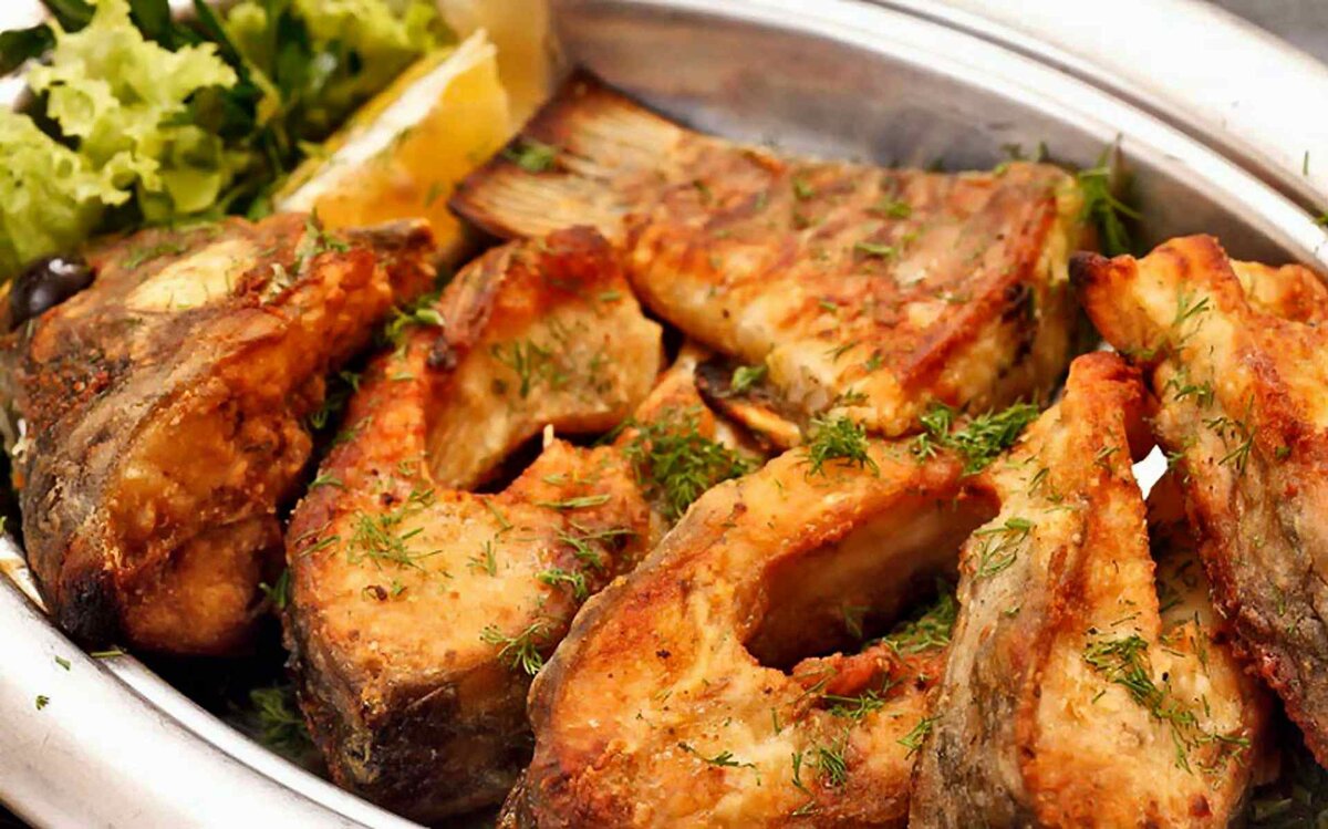 Жареный сазан