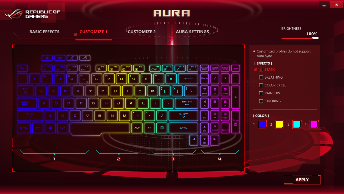 Приложение Aura Core 