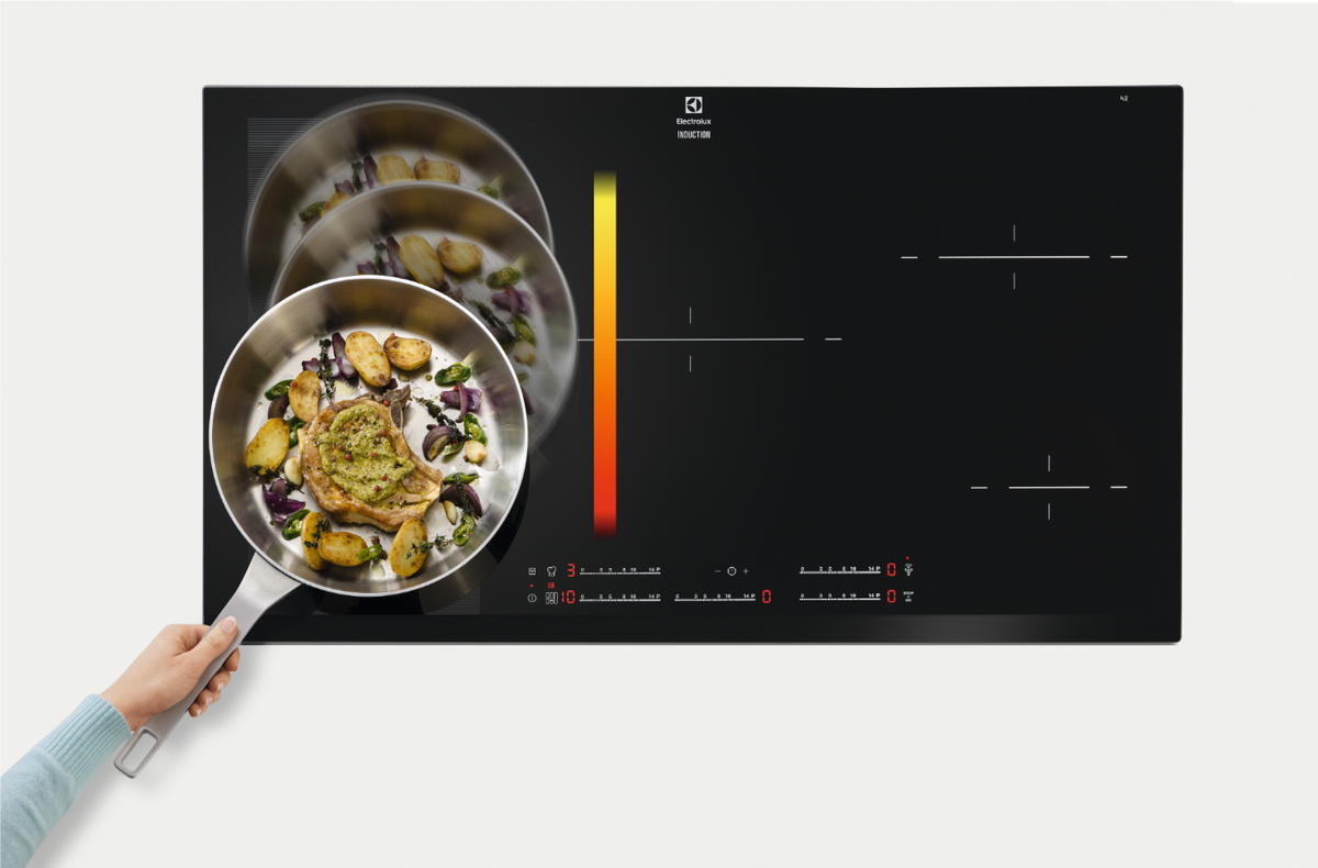 Отличия индукционной. Индукционная варочная панель Electrolux EHX 96455 FK.