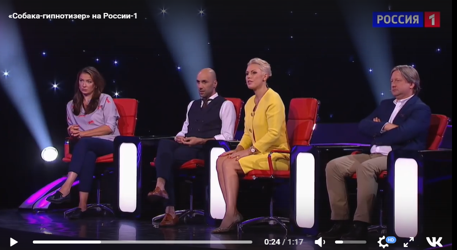 Вроде б взрослые люди. Члены жюри. Они находятся в смятении и восхищении. Принцесса гипнотизирует "людей" (читать баранов)
