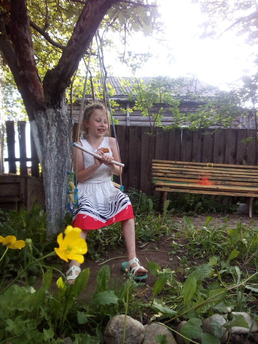 Это мое Солнце сейчас, когда ей уже ничего не угрожает....