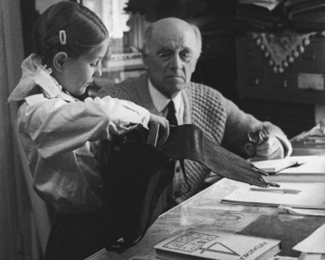 1. Майя Окушко, Академик Аксель Берг с дочерью Ритой, Дата съемки: 1971 год