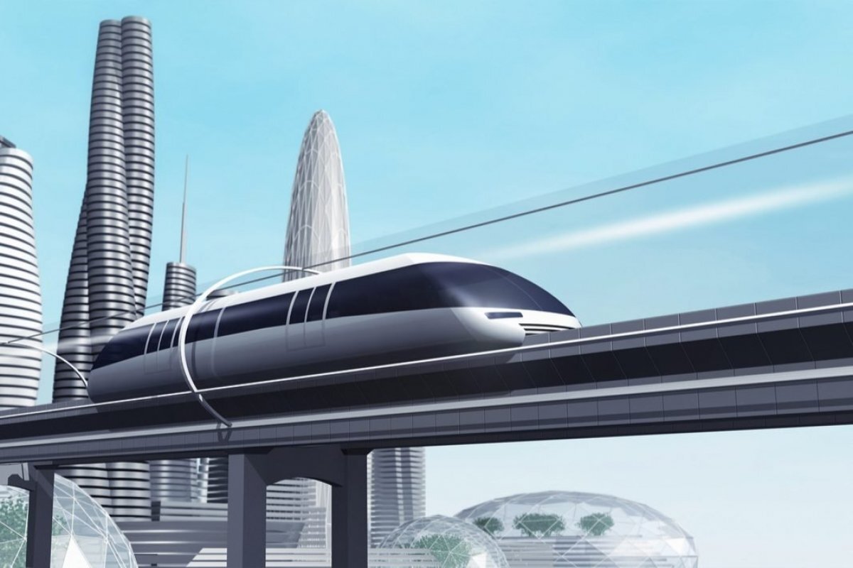 Вакуумный поезд Hyperloop