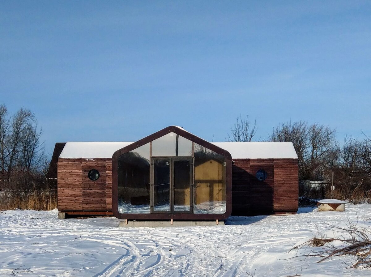 Инновационный дом на 80 кв. метров. 