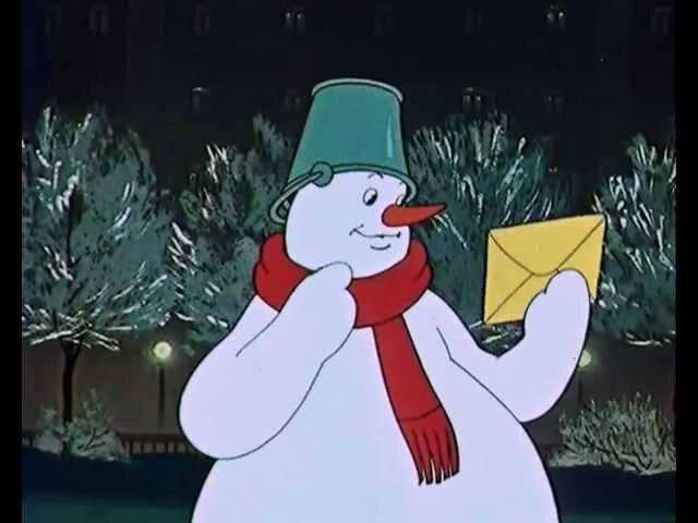 Кадр из мультфильма "Снеговик - почтовик" 1955 г