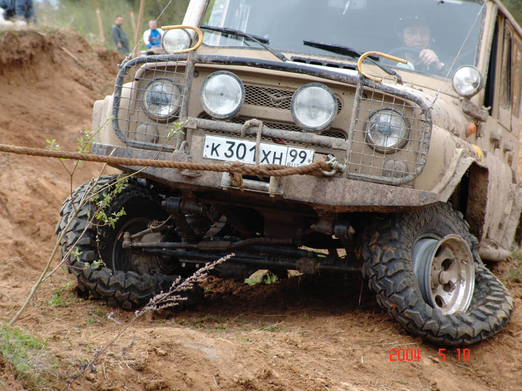 УАЗ 469 off Road в грязи