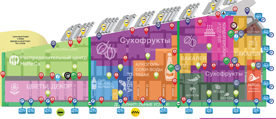 Парковка Фуд Сити