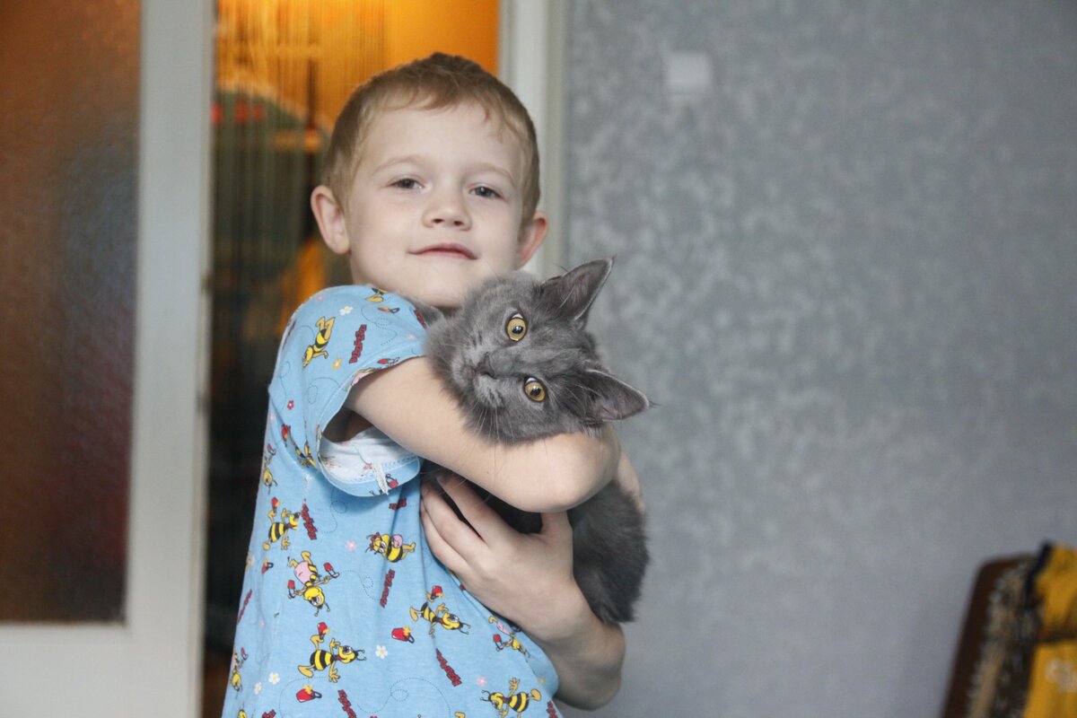 Не лишайте ребёнка удовольствия иметь пушистого друга. Фото Дениса Батова.
