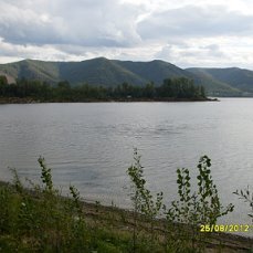 Волга ниже ГЭС, выше Самары