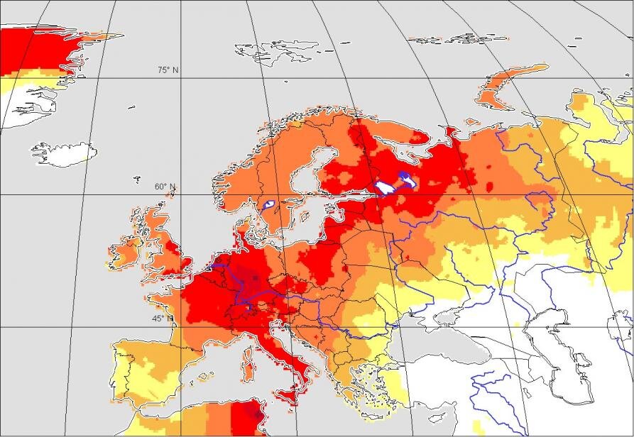 Климатическая карта восточной европы