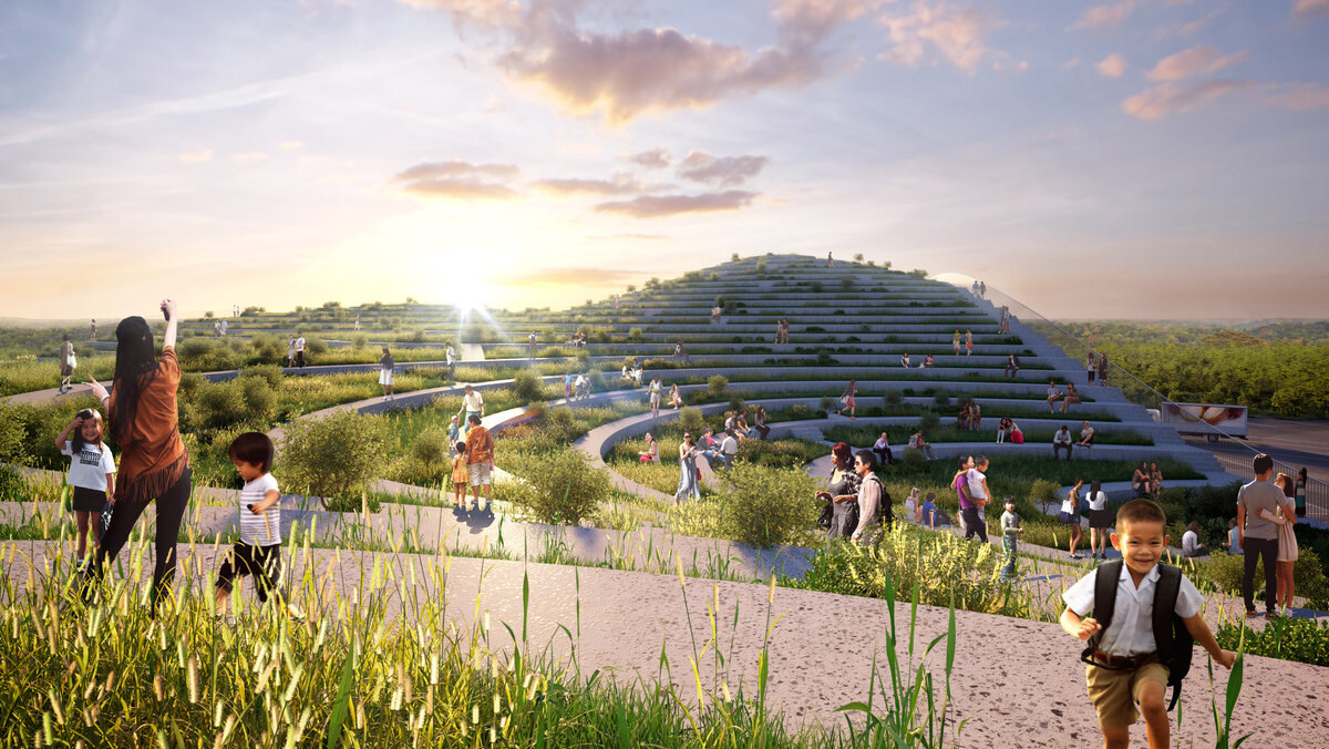 Зеленая крыша гипермаркета, Тайвань