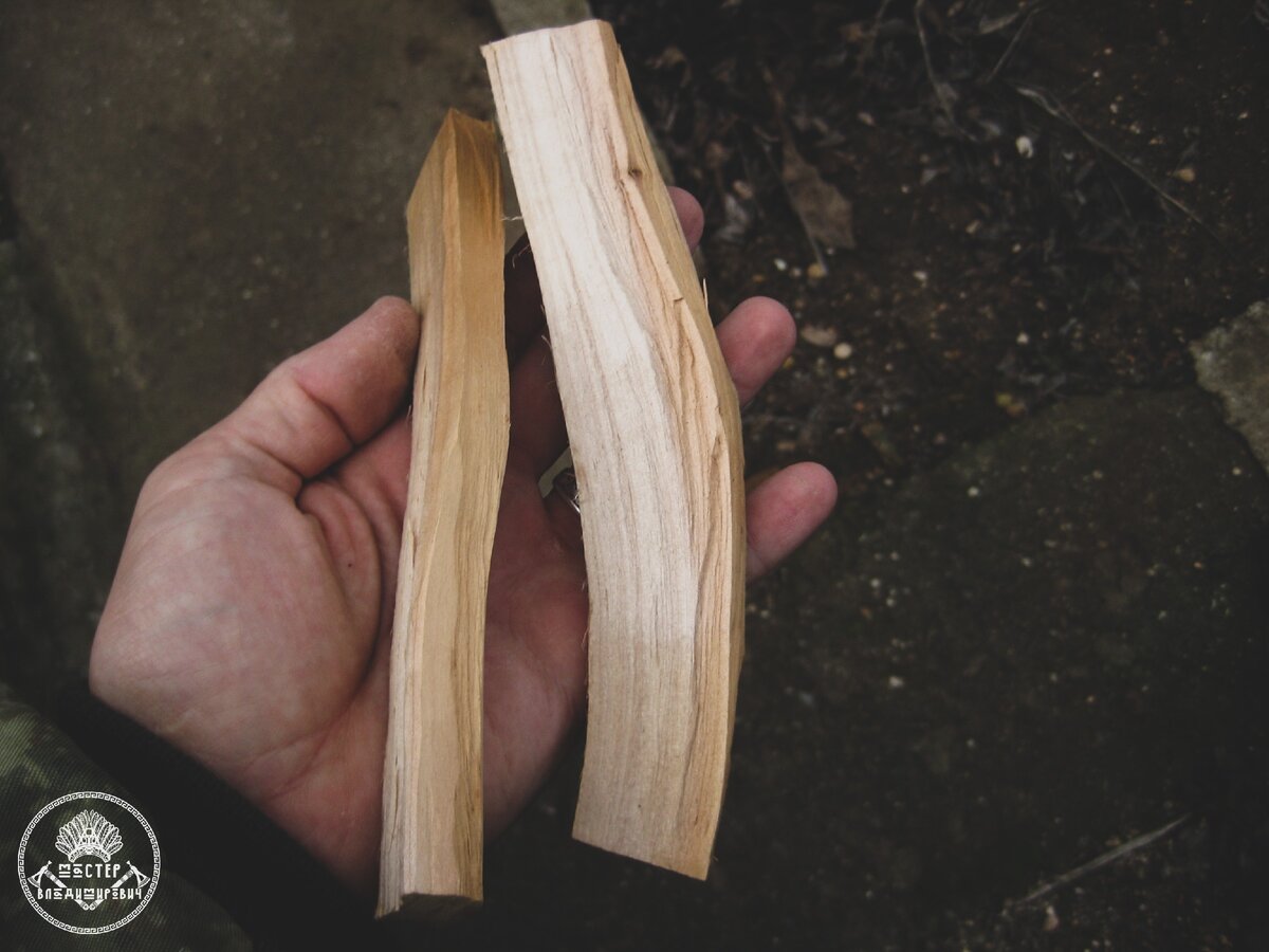 Размер деревяшек: длинна 25 см, толщина 3-4см, толщина 1,5-2 см