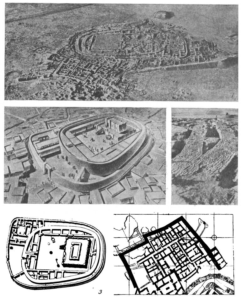 Города и жилища времени Аккада и III династии Ура.