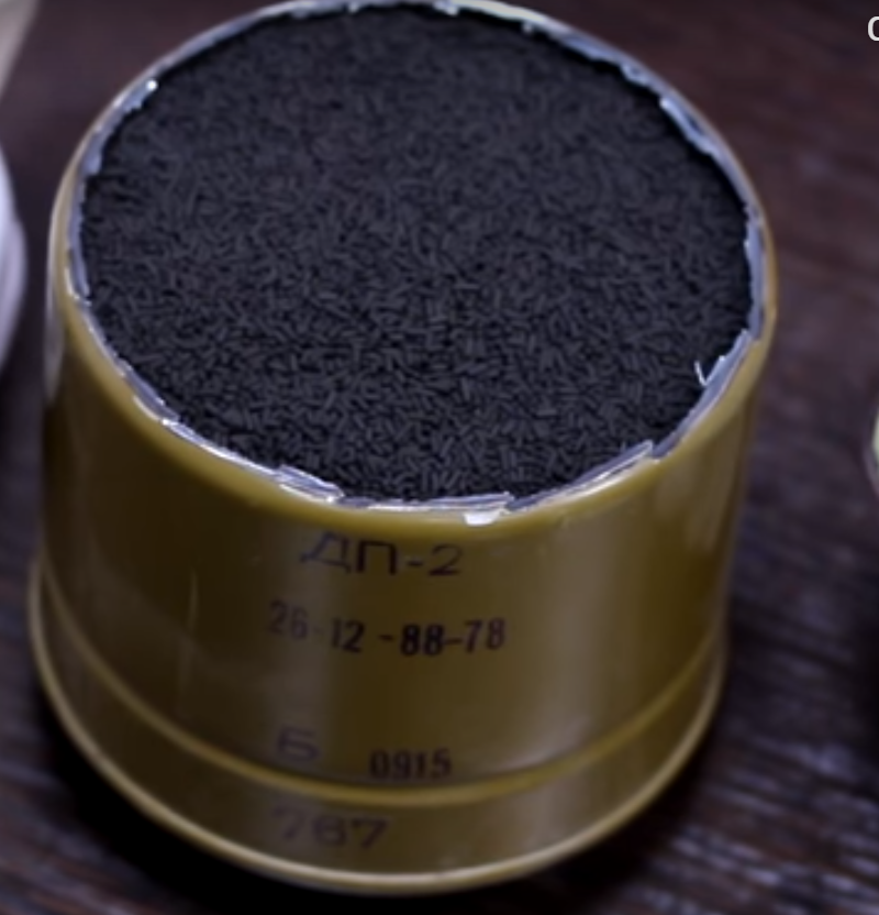 Палладий в противогазе ДП-2