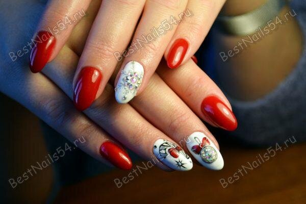 Наклейки для дизайна ногтей шарики 3D Nail Sticker