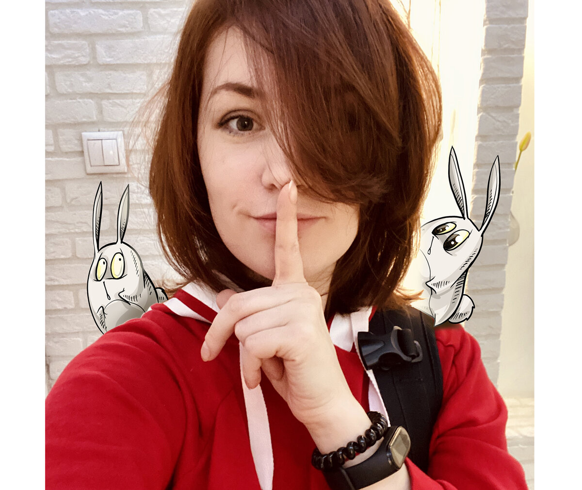 Автор и зайцы