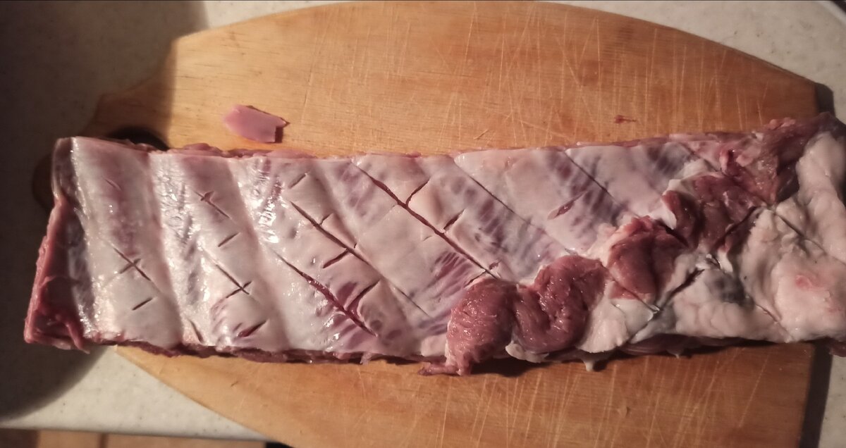 Сделанный надрез