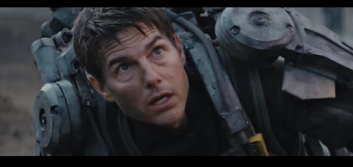 Скриншот кадра из фильма "Грань будущего"