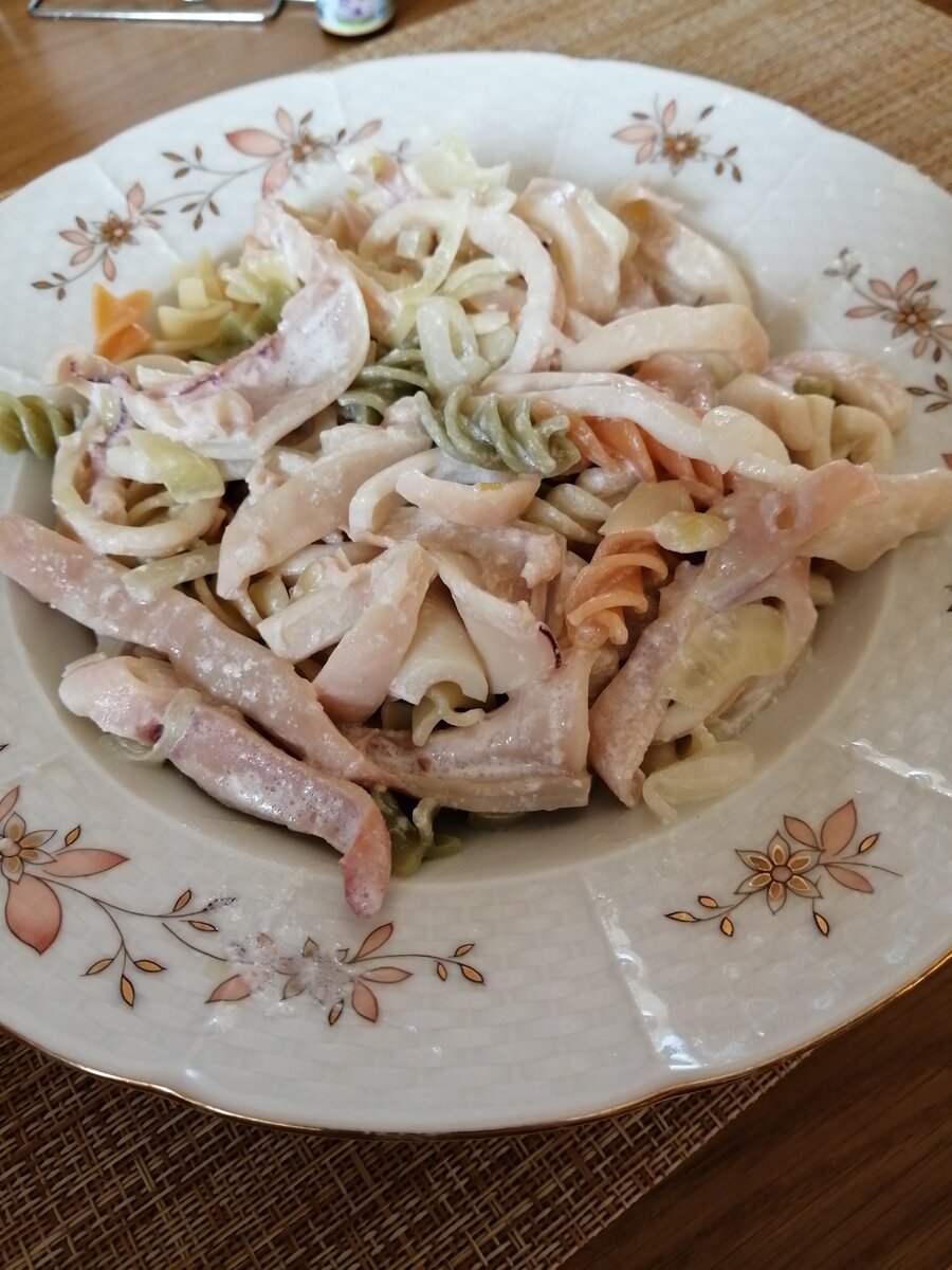 вспомнила о кальмарах. Вкусно и мало калорий