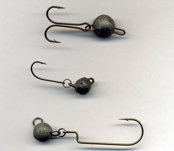 "Чебурашка" и джиг головка (в карусели)