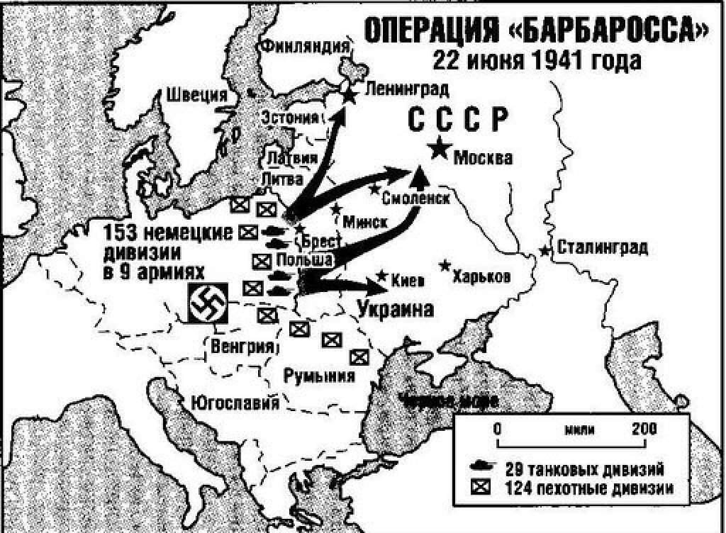 Как назывался гитлеровский план нападения на ссср ост вест тайфун барбаросса