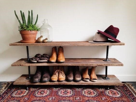 19 оригинальных самодельных полок для хранения обуви
