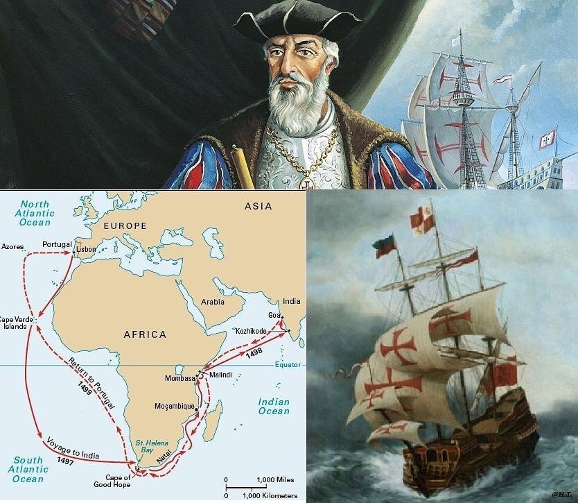 Какой путешественник открыл путь в индию. ВАСКО да Гама путь в Индию. Экспедиция ВАСКО да Гама в Индию. Корабль ВАСКО да Гама. ВАСКО да Гама (1460 – 1524) портрет.